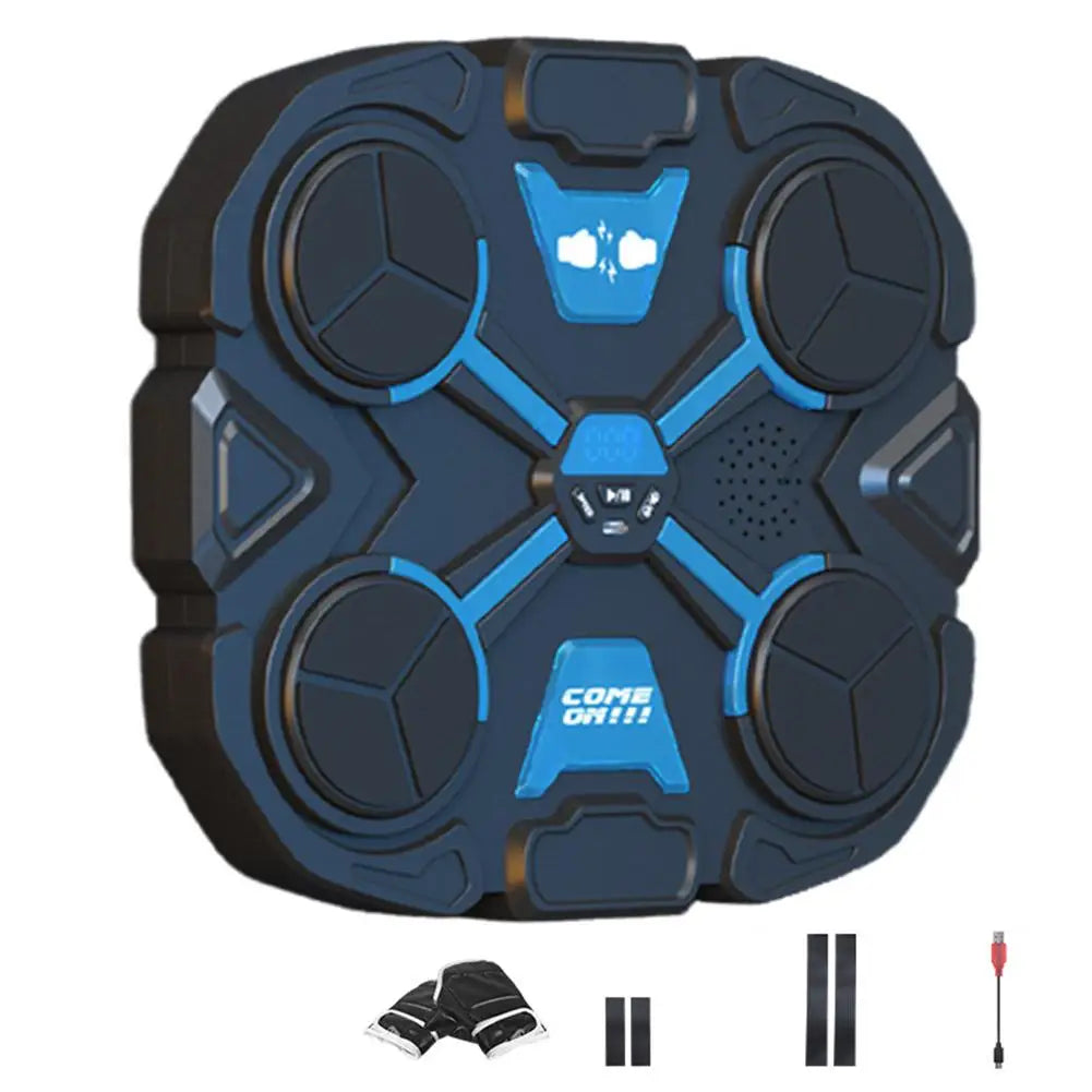 Sports Music Boxing Machine Home Bluetooth Smart Reaction Exercise Trainer Target Decompression Wall Target For Kids And Al M5K3