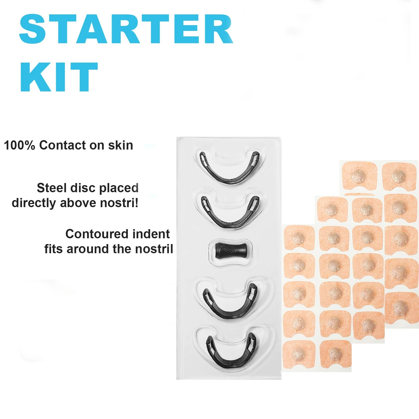 Sport Nasal Breathing Dilator Kits  Sleep Nasal Strips Nose Breathe Better Sleeping Anti Snoring Magnetic Nose Clip Nasal Strips