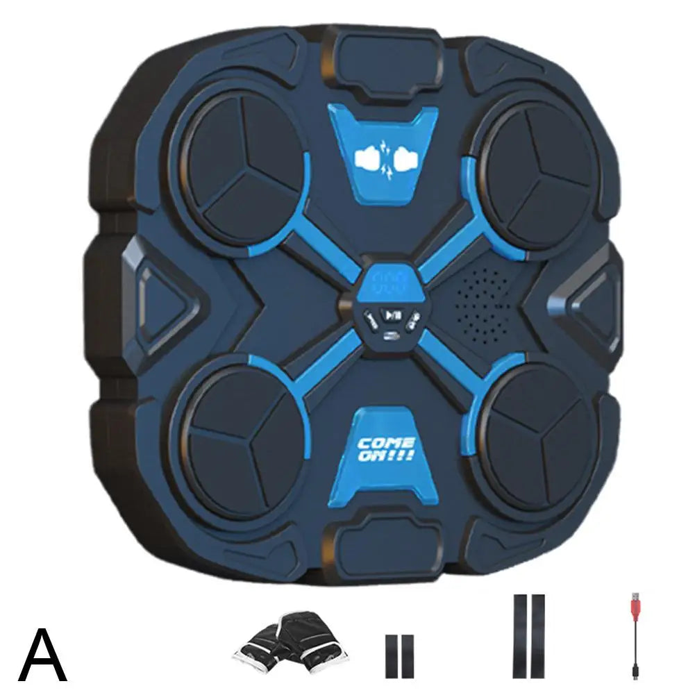 Sports Music Boxing Machine Home Bluetooth Smart Reaction Exercise Trainer Target Decompression Wall Target For Kids And Al M5K3