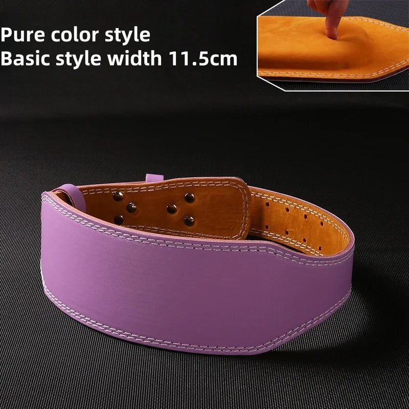 Lion Embroidery Weightlifting Belt, Width 11.5/15cm Professional Gym Powerlifting Belt for Men Women, Adjustment Fitness Belt.
