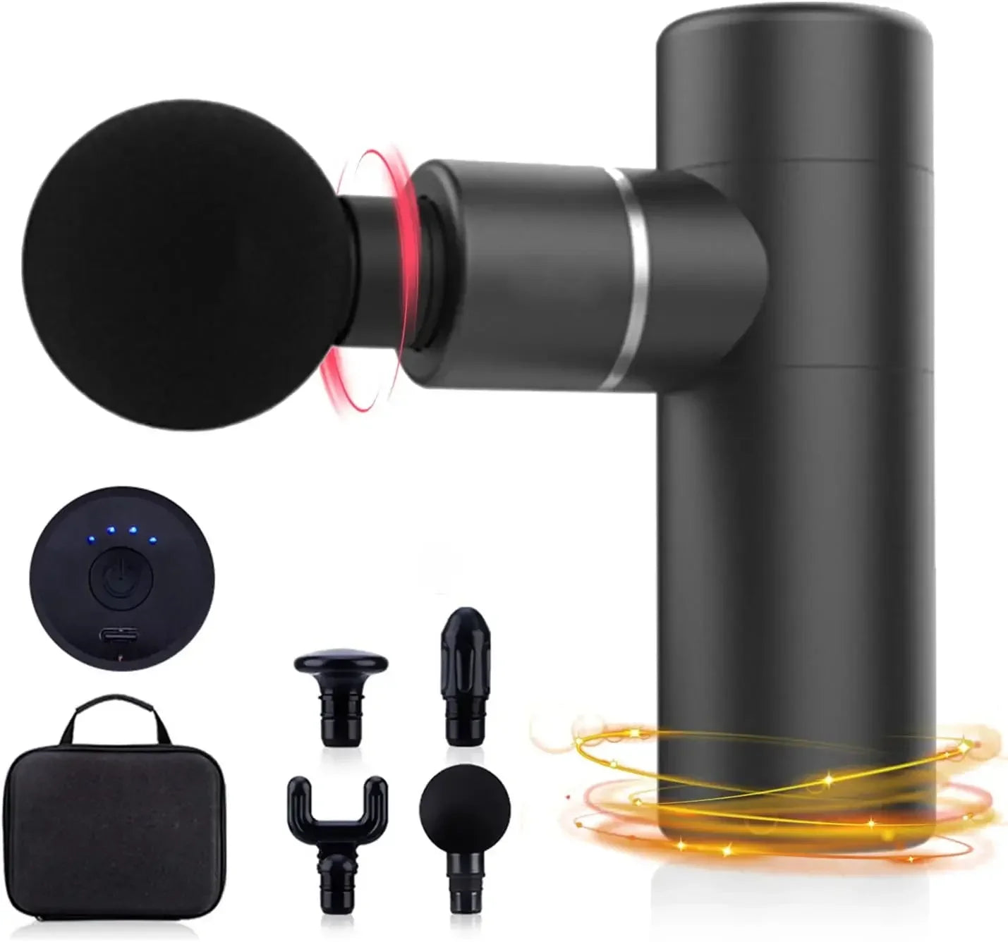 Mini Massage Gun,Deep Tissue Percussion Muscle Massage Gun for Athletes,Super Quiet Portable Electric Sport Massager