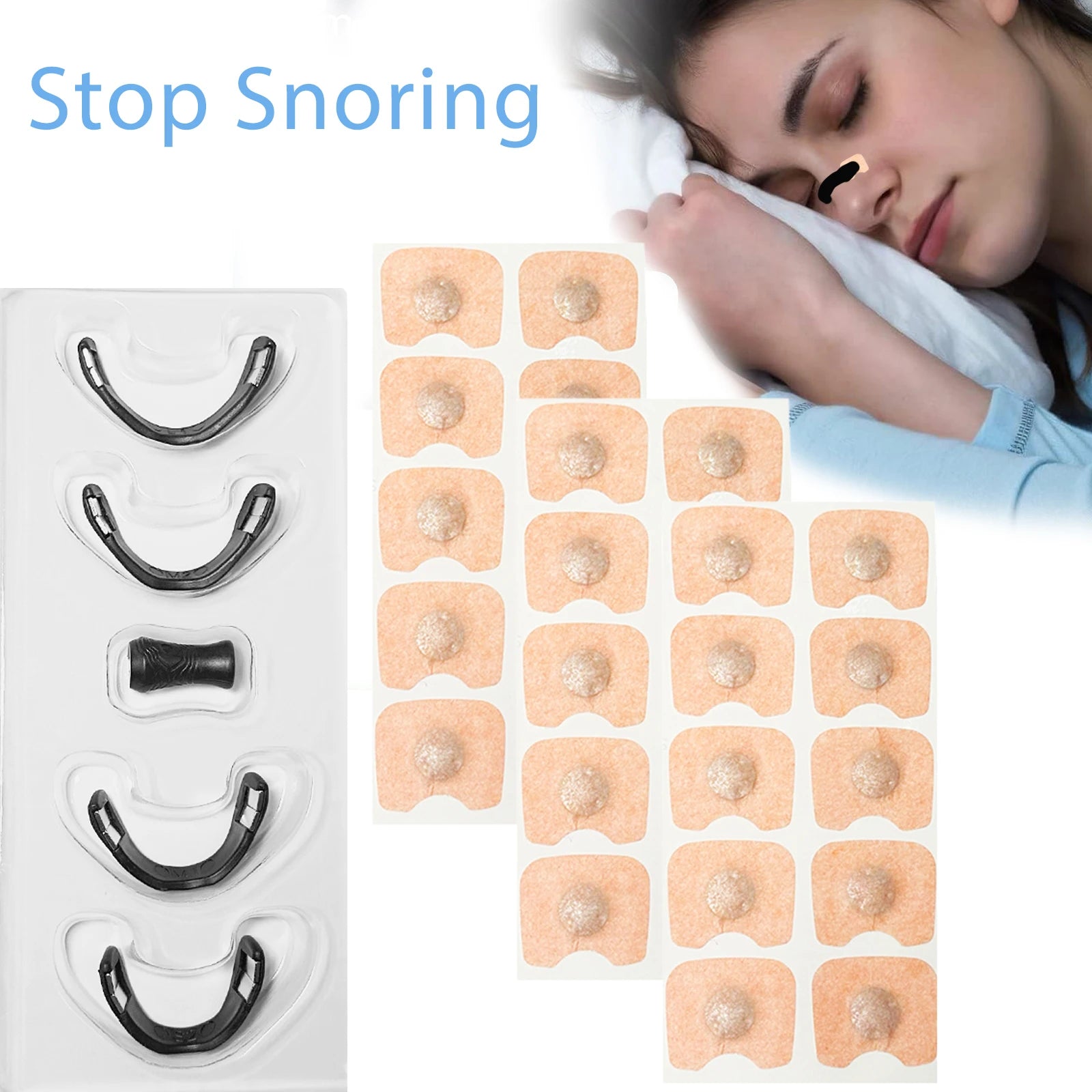 Sport Nasal Breathing Dilator Kits  Sleep Nasal Strips Nose Breathe Better Sleeping Anti Snoring Magnetic Nose Clip Nasal Strips
