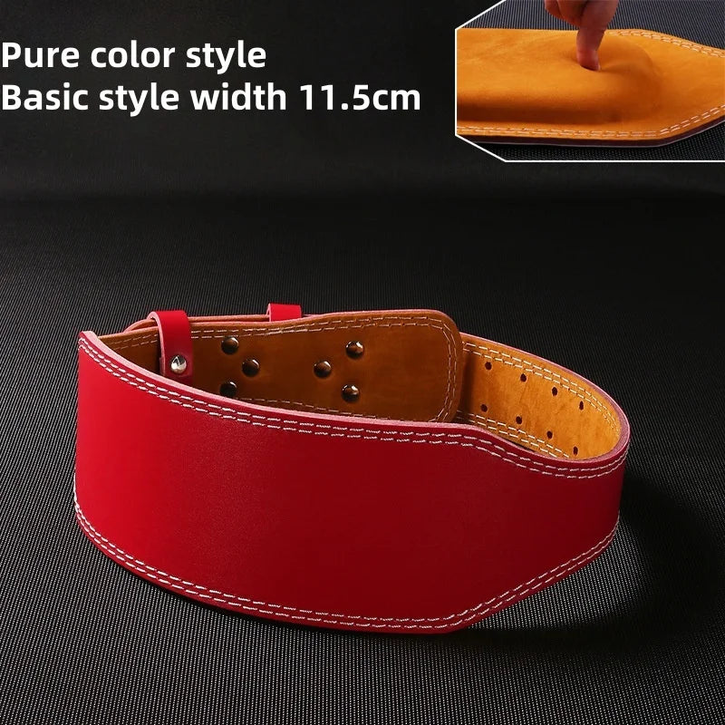 Lion Embroidery Weightlifting Belt, Width 11.5/15cm Professional Gym Powerlifting Belt for Men Women, Adjustment Fitness Belt.