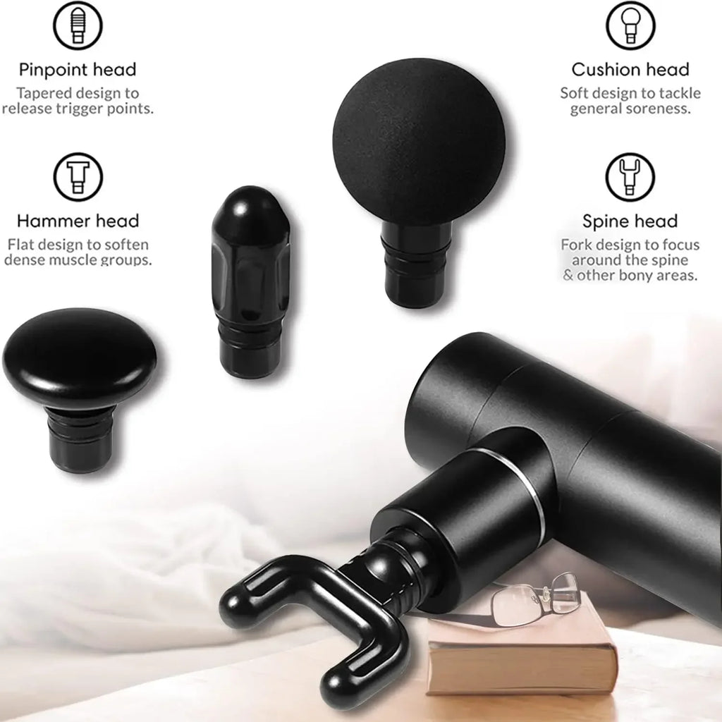 Mini Massage Gun,Deep Tissue Percussion Muscle Massage Gun for Athletes,Super Quiet Portable Electric Sport Massager