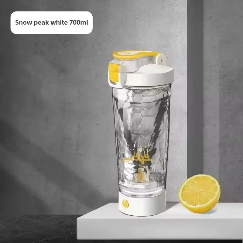 Self -stirring Protein Shaker Cup and Automatic Dietary Mixing Usb Shaker Portable Mixing Cup Fitness Shaker Cup for Men Women