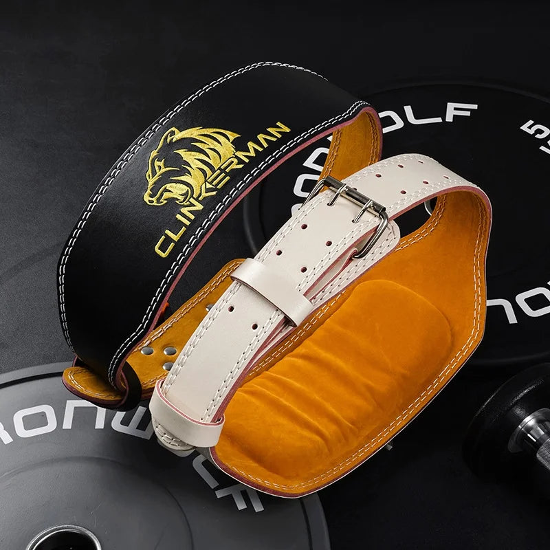 Lion Embroidery Weightlifting Belt, Width 11.5/15cm Professional Gym Powerlifting Belt for Men Women, Adjustment Fitness Belt.