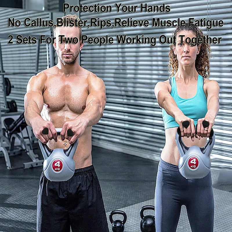Gym Hand Grips Anti-Slip Silicone Palm Grips for Weight Lifting Pull-Up Fitness Training Crosstraining Palm Grip Hand Protection